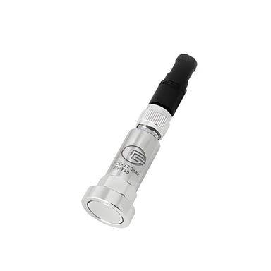 Accelerometer sensor close up view on white background