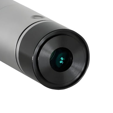 Luxmeter camera in close up view on white background