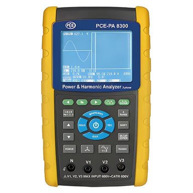 Power-Analysator full front view on white background