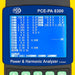 Power-Analysator screen close up view 
