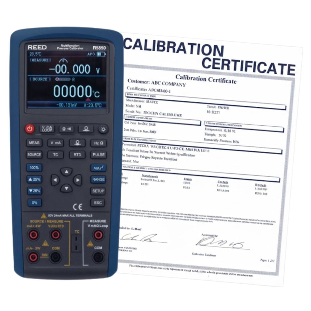 R5850-NIST Multi-Function Calibrator W/Nist Cert front view on white background