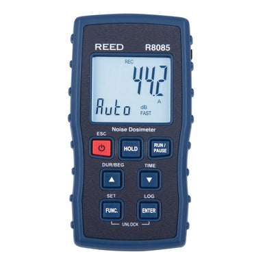 Reed R8085 Noise Dosimeter against white background