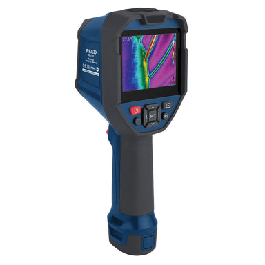 Reed R2170 infrared thermal imaging camera with color display on a white background