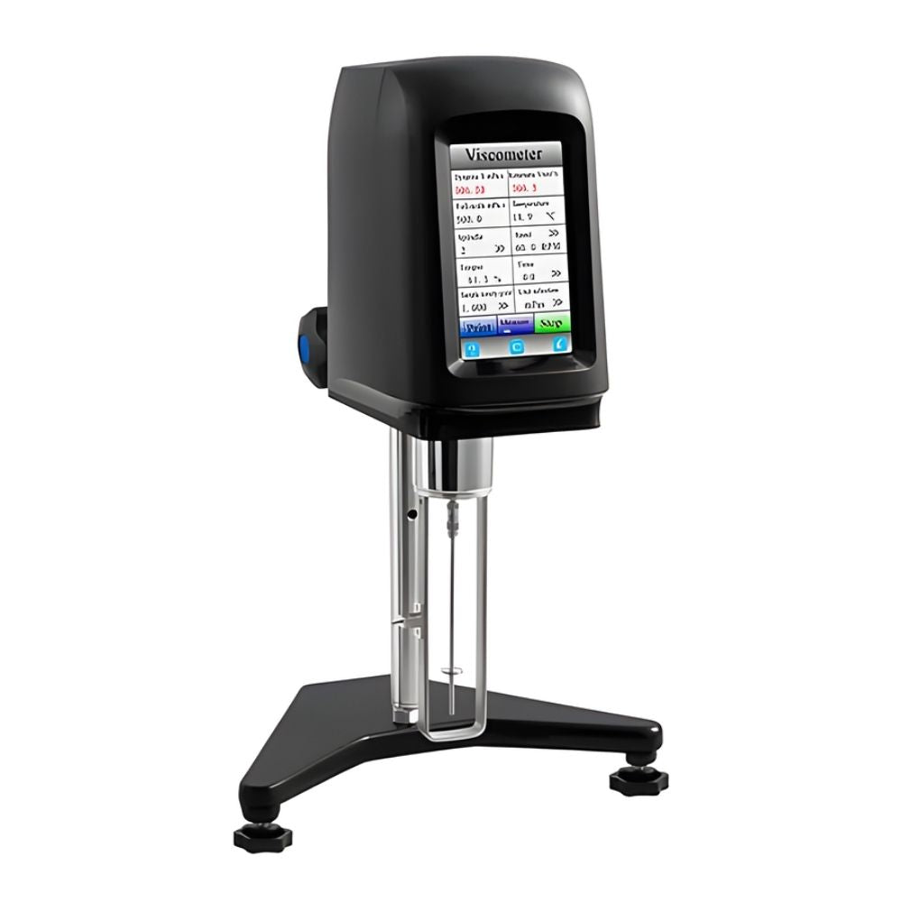 Rotary Viscosimeter with Touchscreen front view on white background