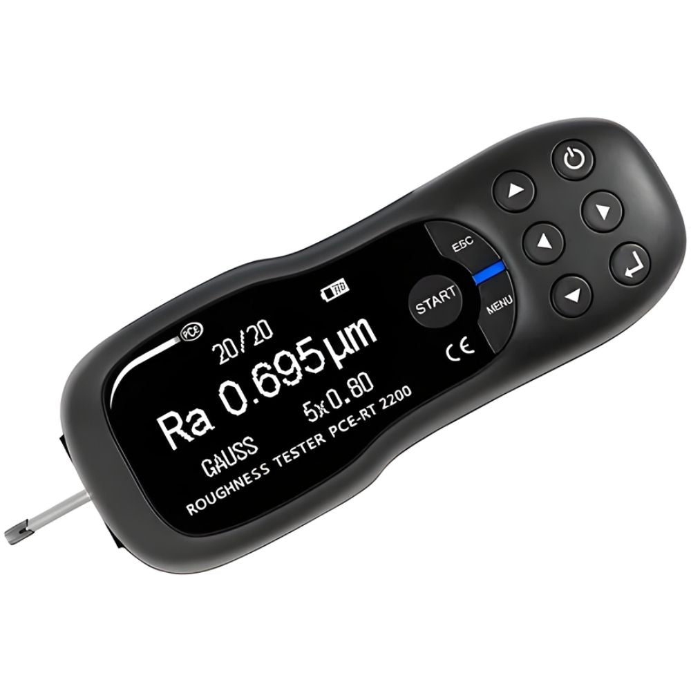 Roughness-Tester front view displaying numbers on white background