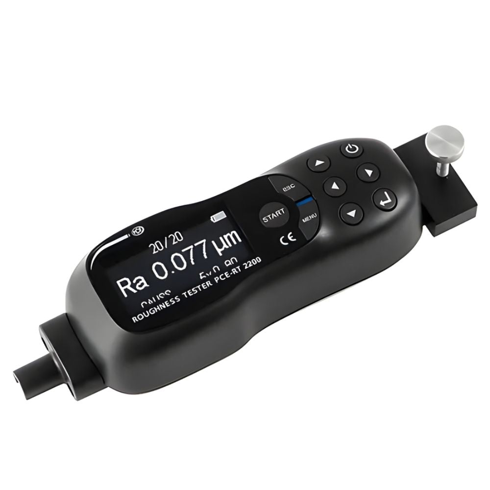 Roughness-Tester top clear view displaying numbers on white background