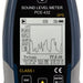 Sound Level Meter full screen front view on white background