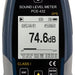 Sound Level Meter second full screen front view 74.6dB on white background