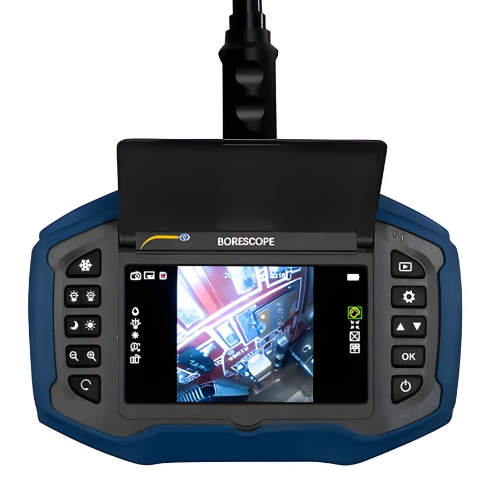 Video Borescope front close up view on white background